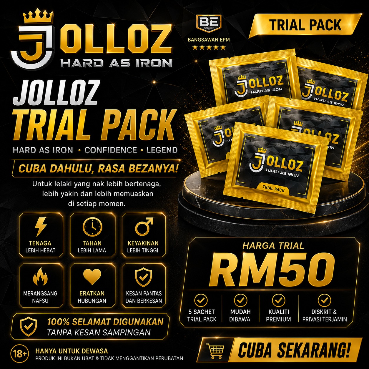 JOLLOZ Trial Pack RM50