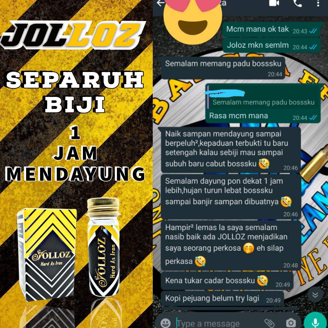 Testimoni pelanggan JOLLOZ 04