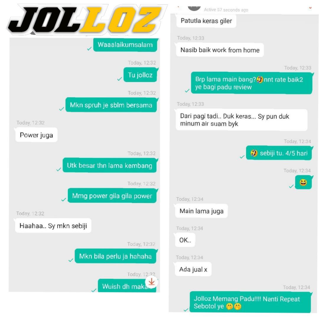 Testimoni pelanggan JOLLOZ 09