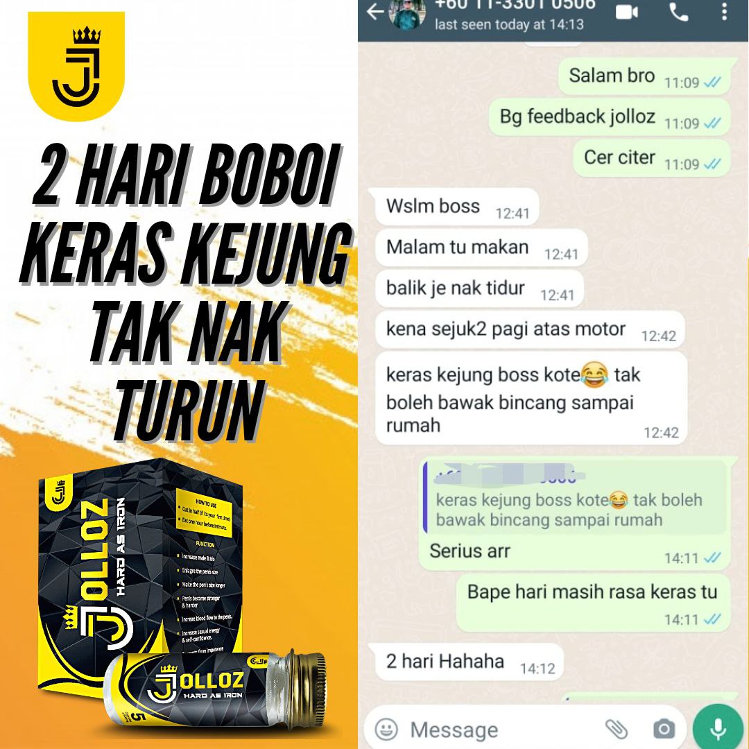 Testimoni pelanggan JOLLOZ 18