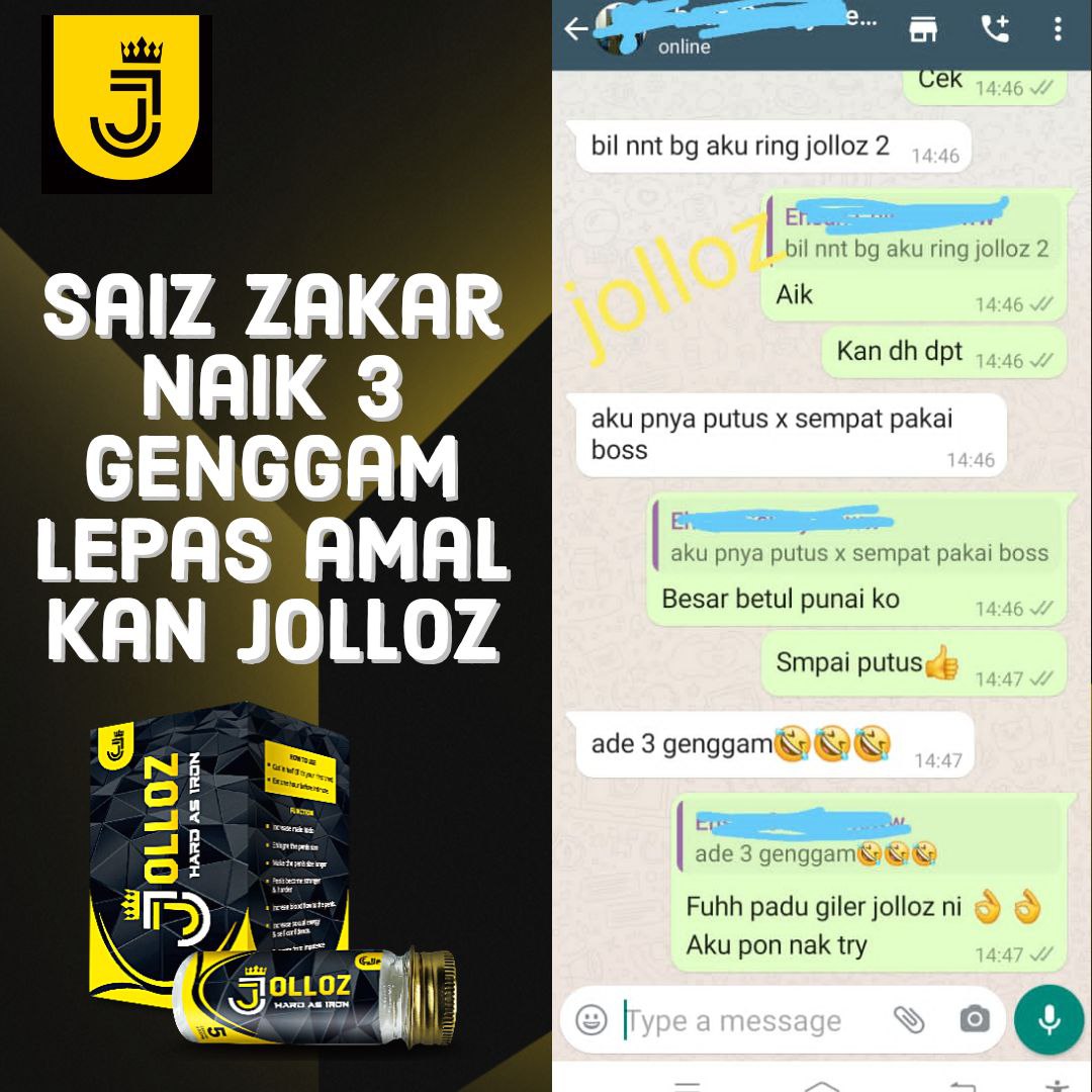 Testimoni pelanggan JOLLOZ 19