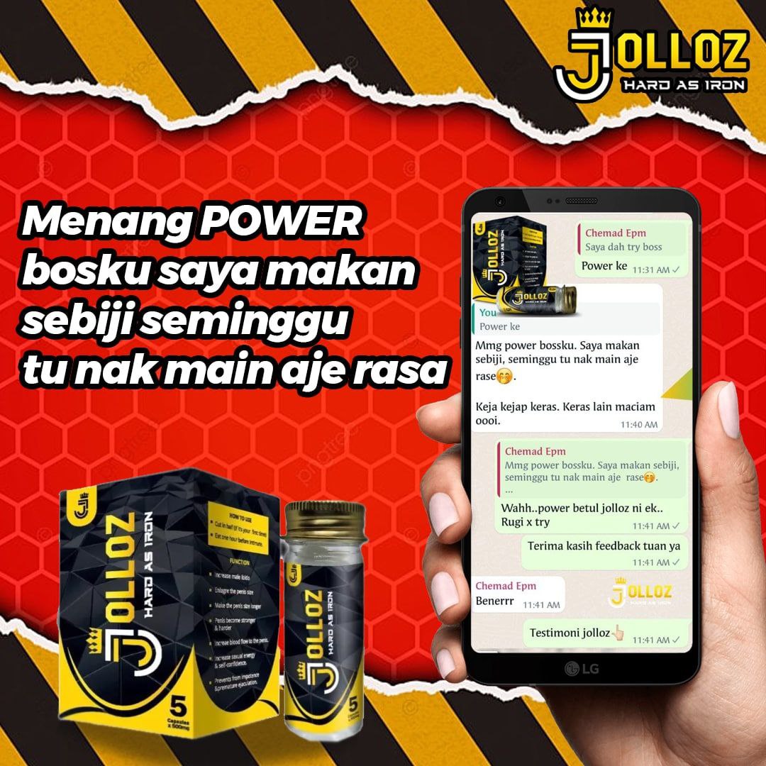 Testimoni pelanggan JOLLOZ 33