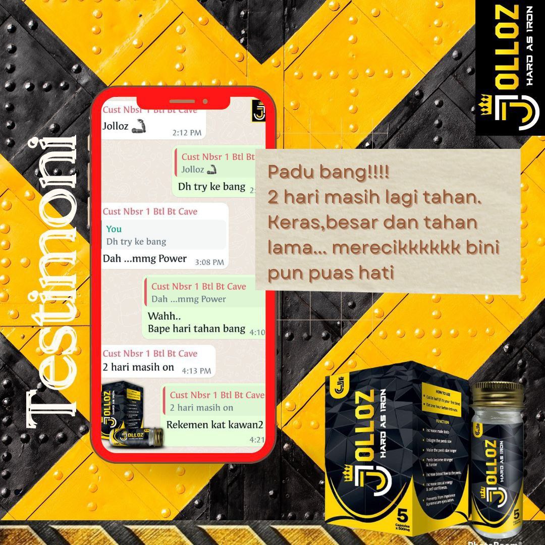 Testimoni pelanggan JOLLOZ 39