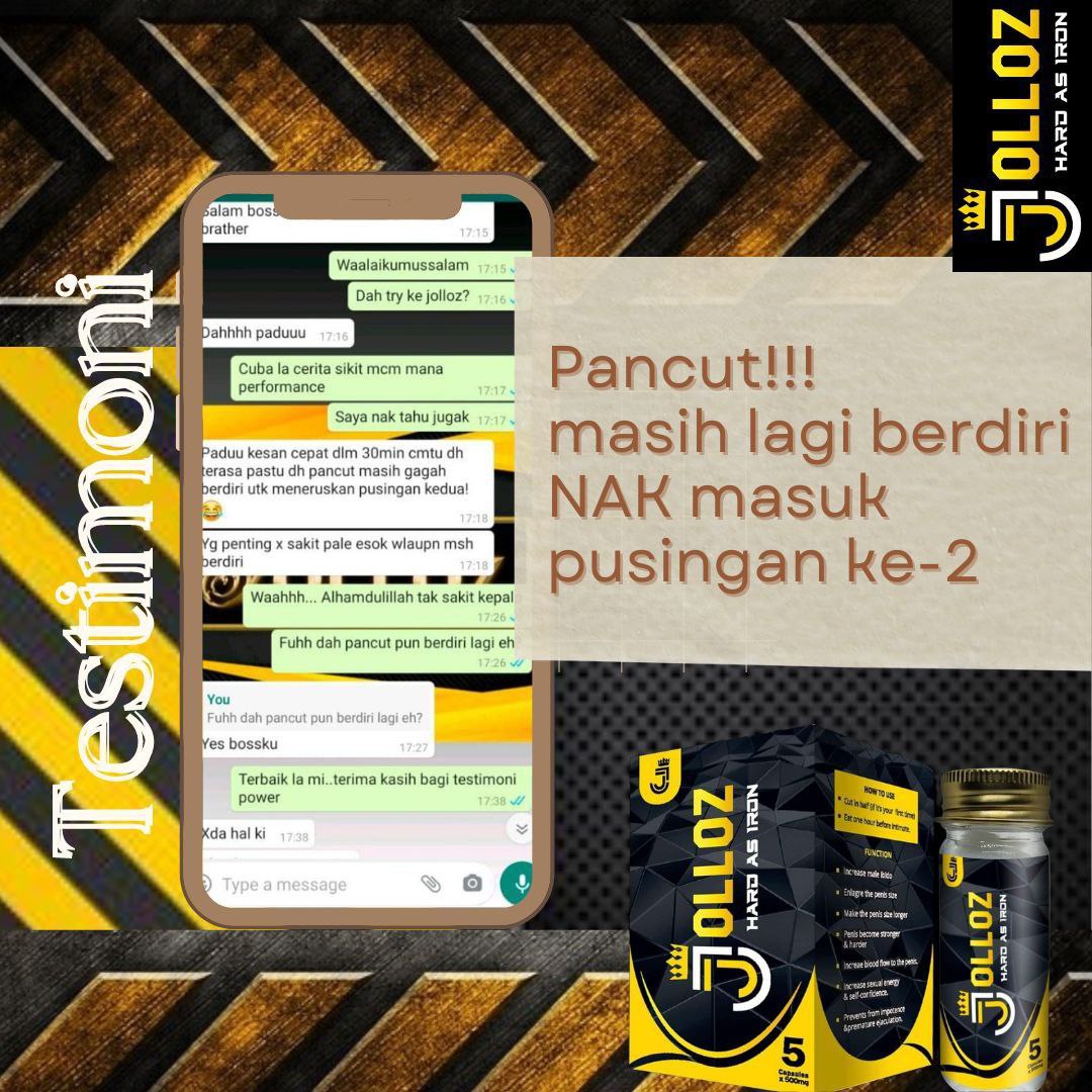 Testimoni pelanggan JOLLOZ 41