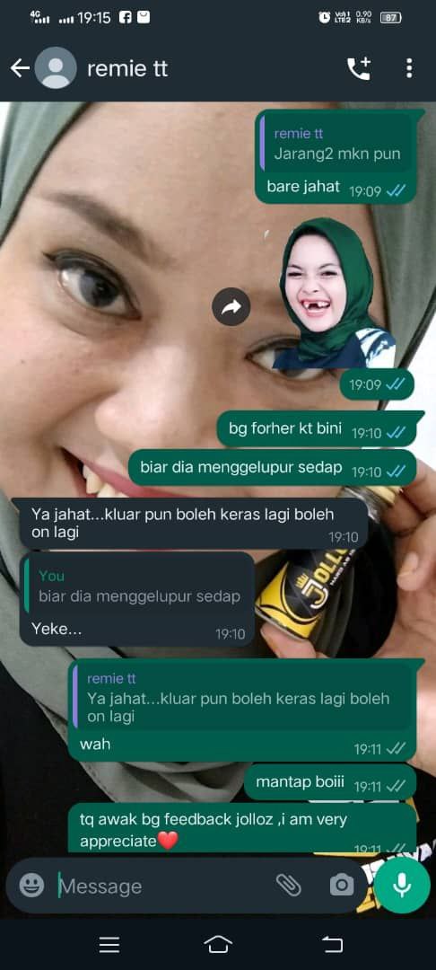 Testimoni pelanggan JOLLOZ 44
