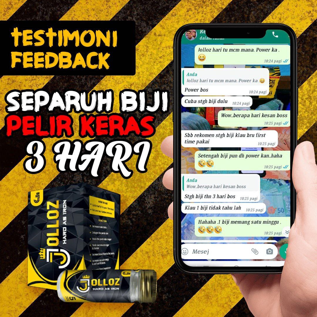 Testimoni pelanggan JOLLOZ 47