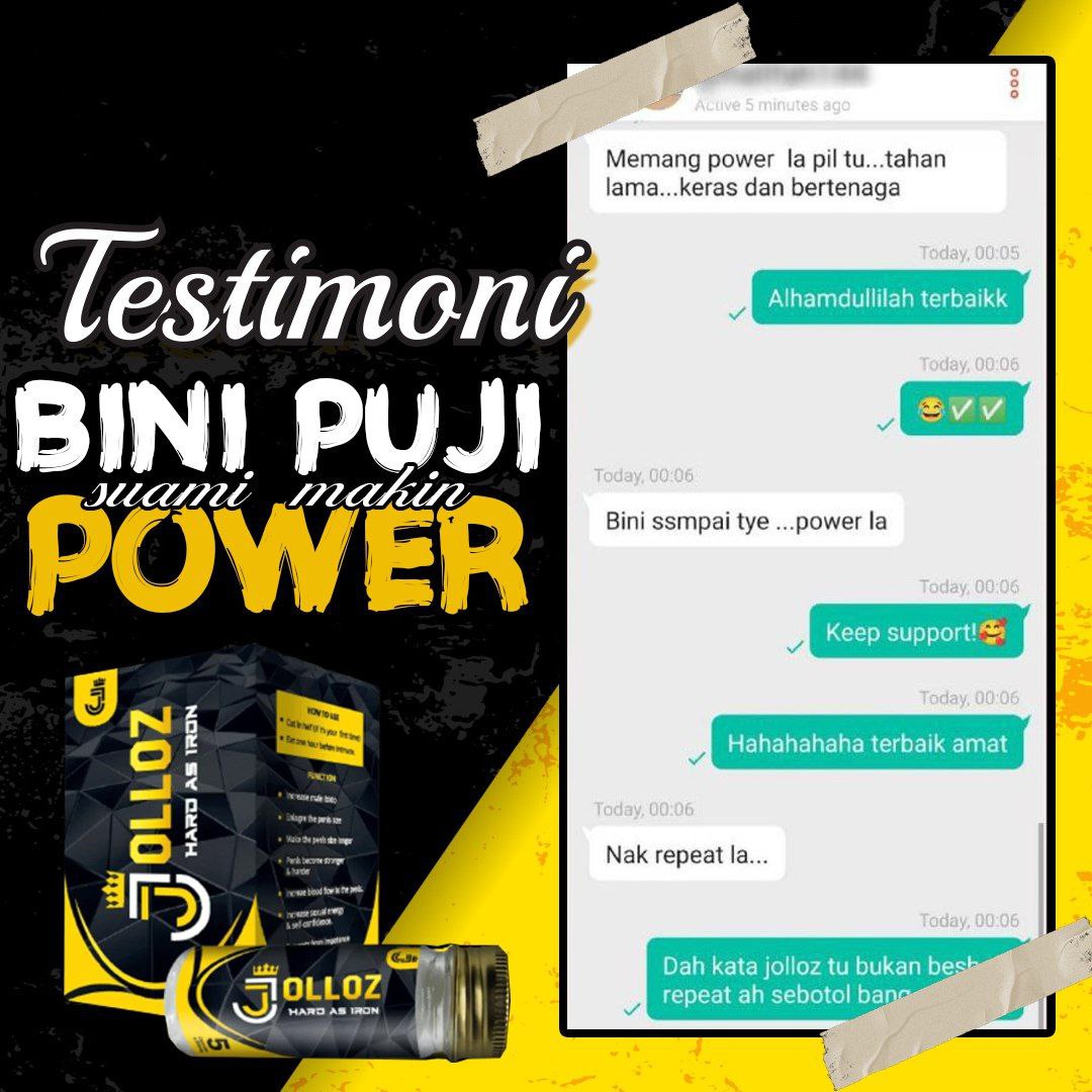 Testimoni pelanggan JOLLOZ 59