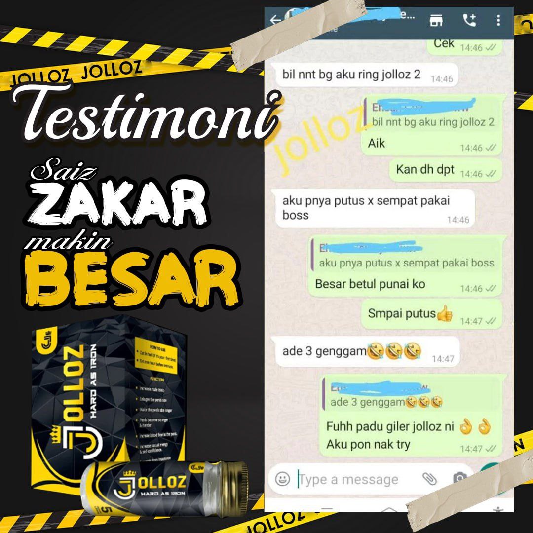 Testimoni pelanggan JOLLOZ 61