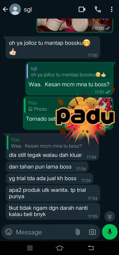 Testimoni pelanggan JOLLOZ 68