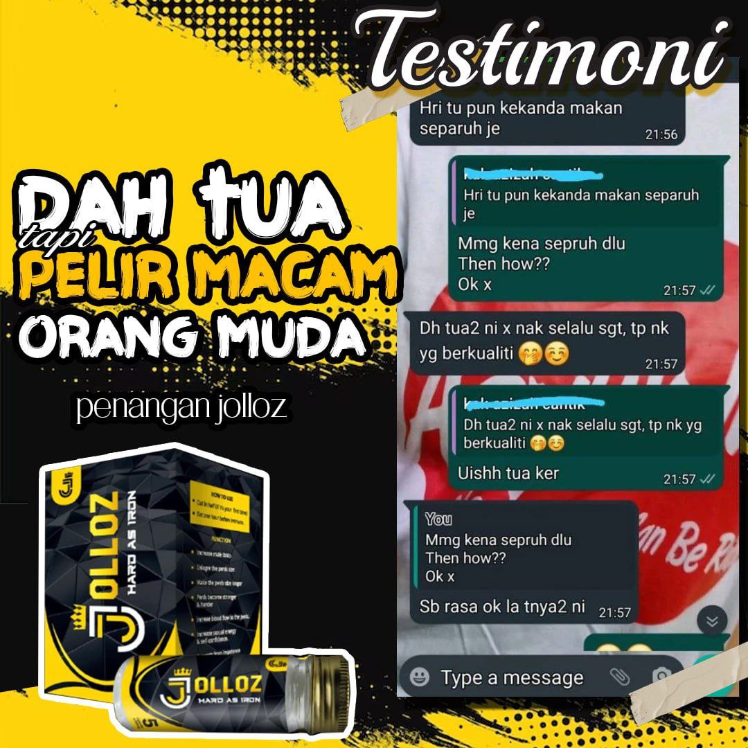 Testimoni pelanggan JOLLOZ 73